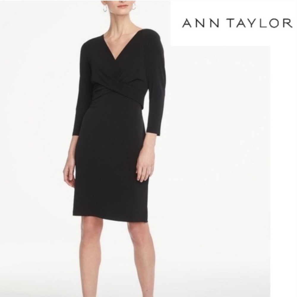 NWT Gorgeous Ann Taylor Little Black Dress Size M